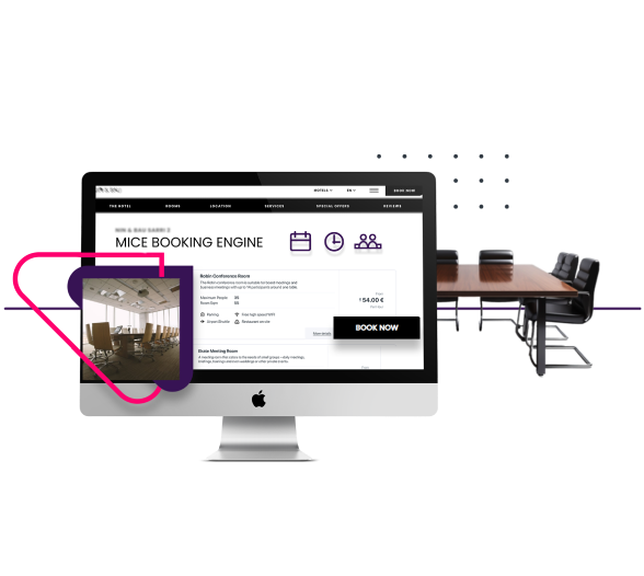 El motor de reservas MICE como una aplicación web